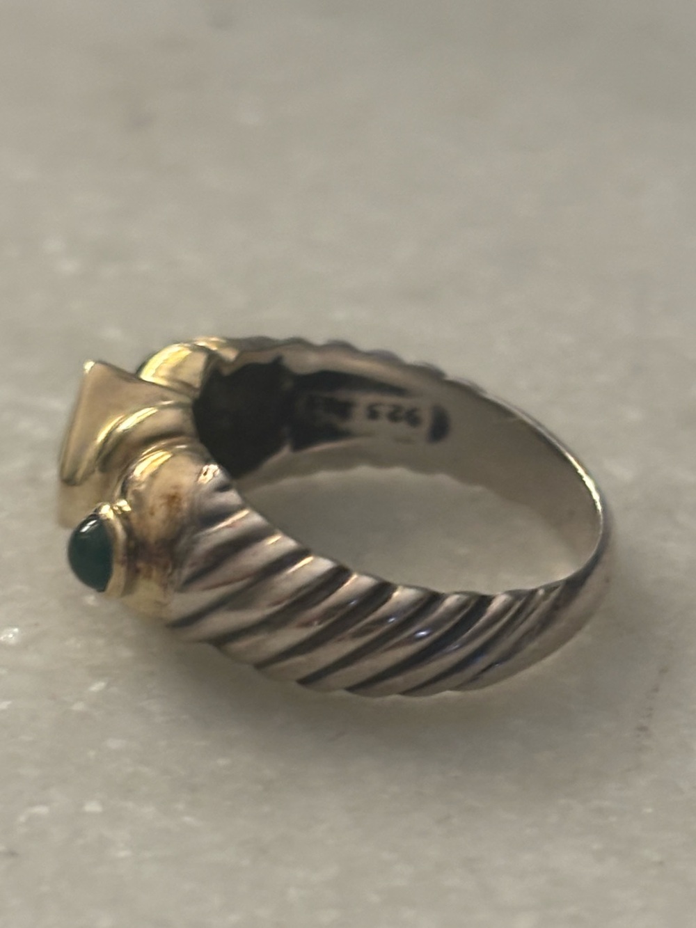 David Yurman Amethyst & Dyed Chalcedony
Renaissance Ring - Picture 6 of 9
